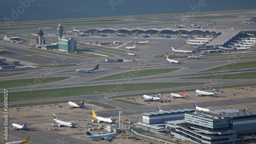 Hong Kong International Airport tower, Hong Kong. photo