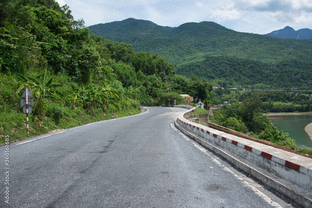 Any road anywhere in Vietnam.