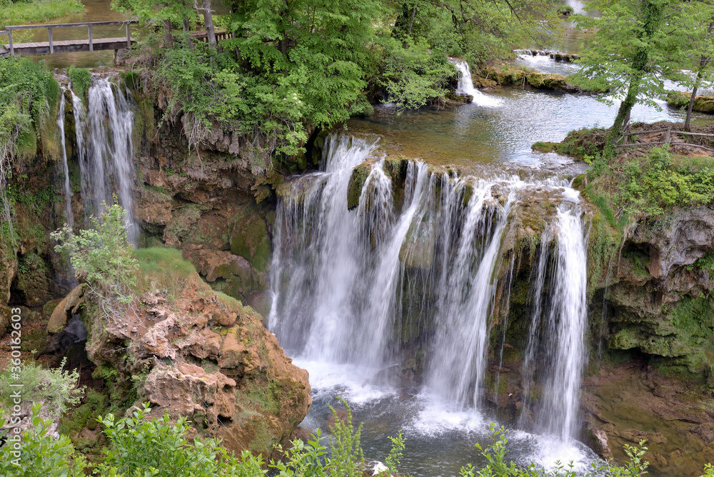 RASTOKE WATERFALLS IN SLUNJ, CROATIA. RASTOKE WATERFALLS IN SLUNJ, CROATIA.