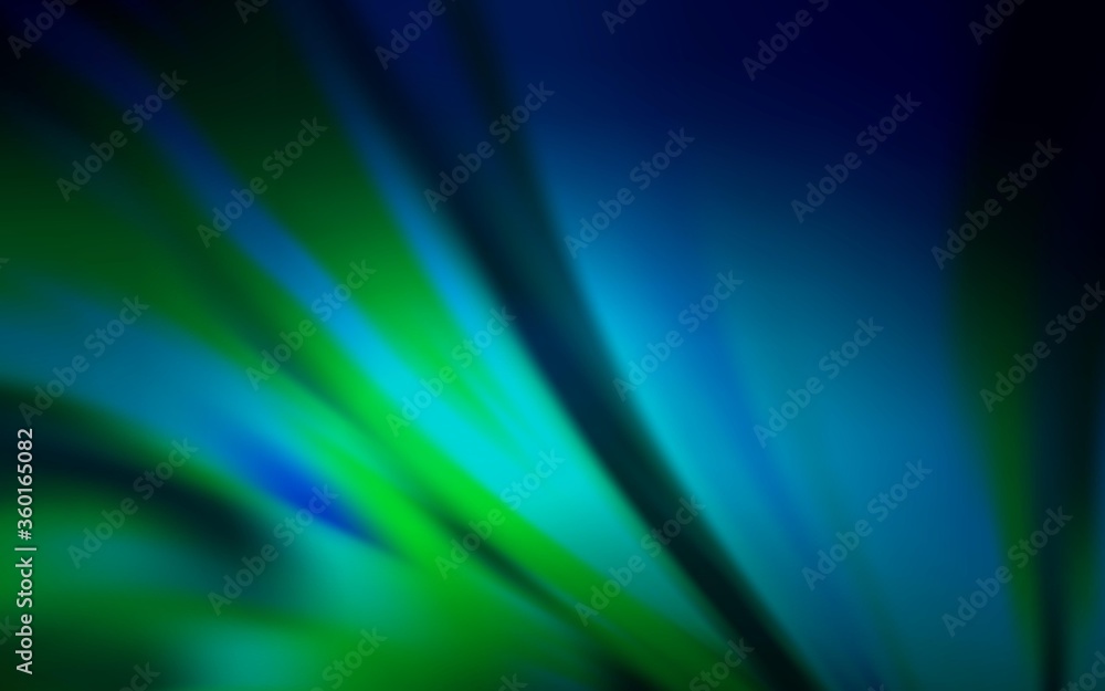 Dark Blue, Green vector abstract blurred layout. Colorful illustration in abstract style with gradient. Smart design for your work.