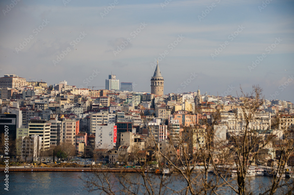 Naklejka premium istanbul galata tower 