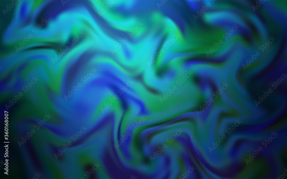 Obraz premium Dark BLUE vector blurred shine abstract texture. Colorful abstract illustration with gradient. New style for your business design.