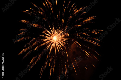 Sparkling fireworks display against the night sky. abstract background for celebration merry christmas  birthdays  Victory Day  independence  holidays  celebration  party  festival  new year concept
