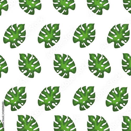 background of leaves tropical exotic, nature concept vector illustration design