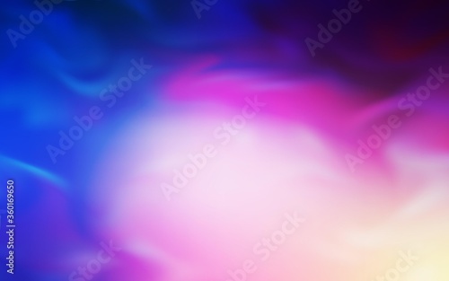 Light Pink, Blue vector glossy abstract background. Abstract colorful illustration with gradient. New style for your business design.