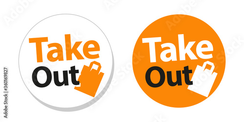 Take out sticker