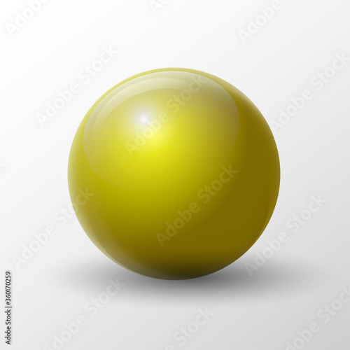 Vector illustration of a colorful glossy ball.