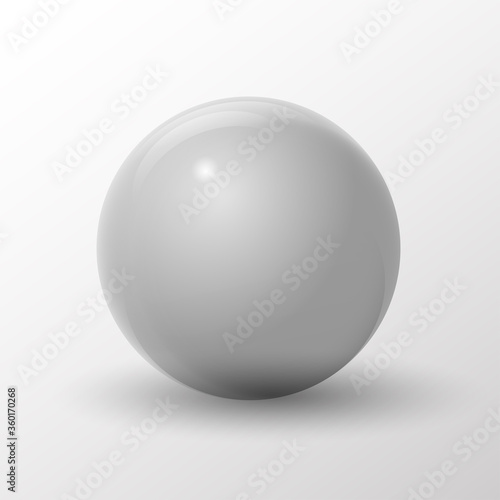 Vector illustration of a colorful glossy ball.
