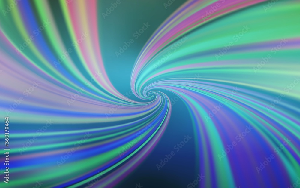 Fototapeta premium Light BLUE vector layout with curved lines. Shining colorful illustration in simple style. New composition for your brand book.