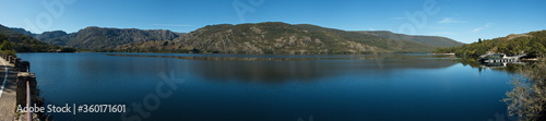 Panoramic view of Lago de Sanabria near Galende,Zamora,Castile and León,Spain,Europe
 photo