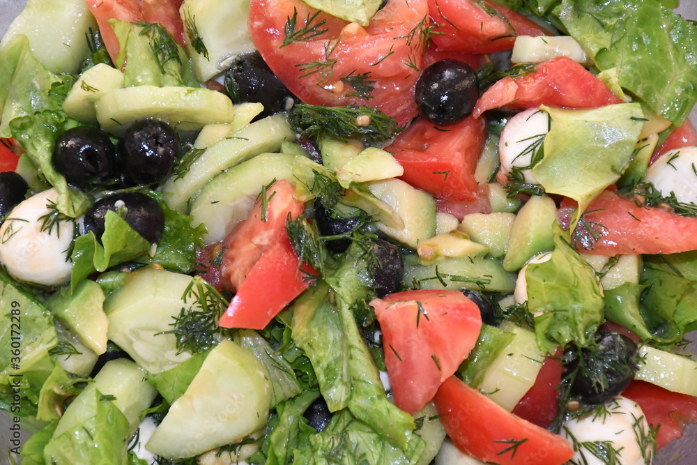 fresh vegetable salad fresh vegetable salad