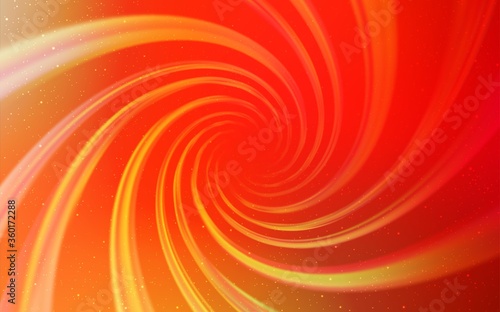 Light Red, Yellow vector pattern with night sky stars. Modern abstract illustration with Big Dipper stars. Pattern for futuristic ad, booklets.