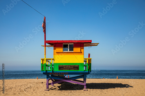 The Venice Pride Lifeguard Tower © Jay De Winne