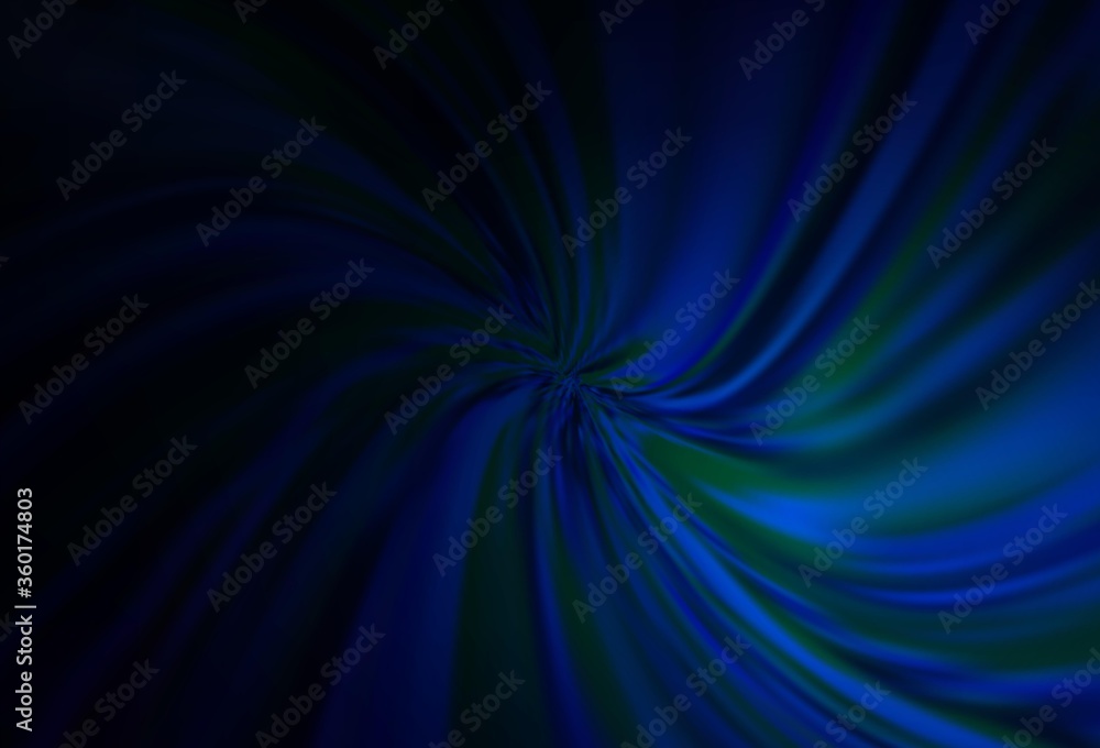 Fototapeta premium Dark BLUE vector colorful blur background. New colored illustration in blur style with gradient. Background for designs.