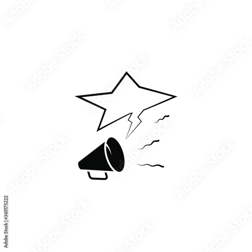 Megaphone icon template