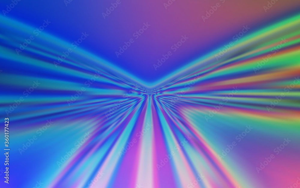 Obraz premium Light Blue, Green vector backdrop with curved lines. An elegant bright illustration with gradient. New composition for your brand book.