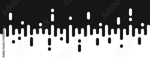 Drip and drop seamless background in flat style. Creative abstract vector