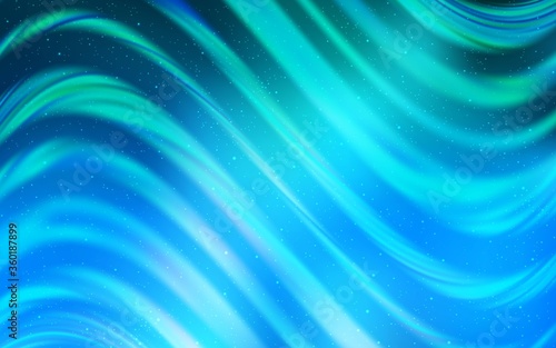 Light BLUE vector texture with milky way stars. Shining illustration with sky stars on abstract template. Template for cosmic backgrounds.