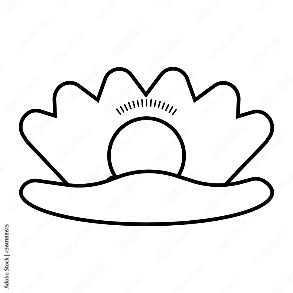 Shell solid icon, marine life Shell solid icon, marine life