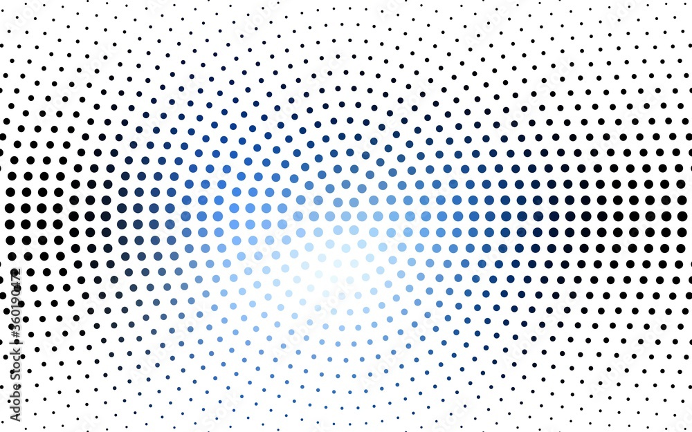 DARK BLUE vector  texture with disks. Abstract illustration with colored bubbles in nature style. Pattern for textures of wallpapers.