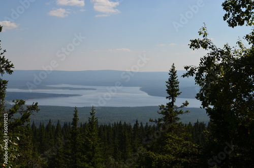 Zyuratkul lake in the Southern Urals