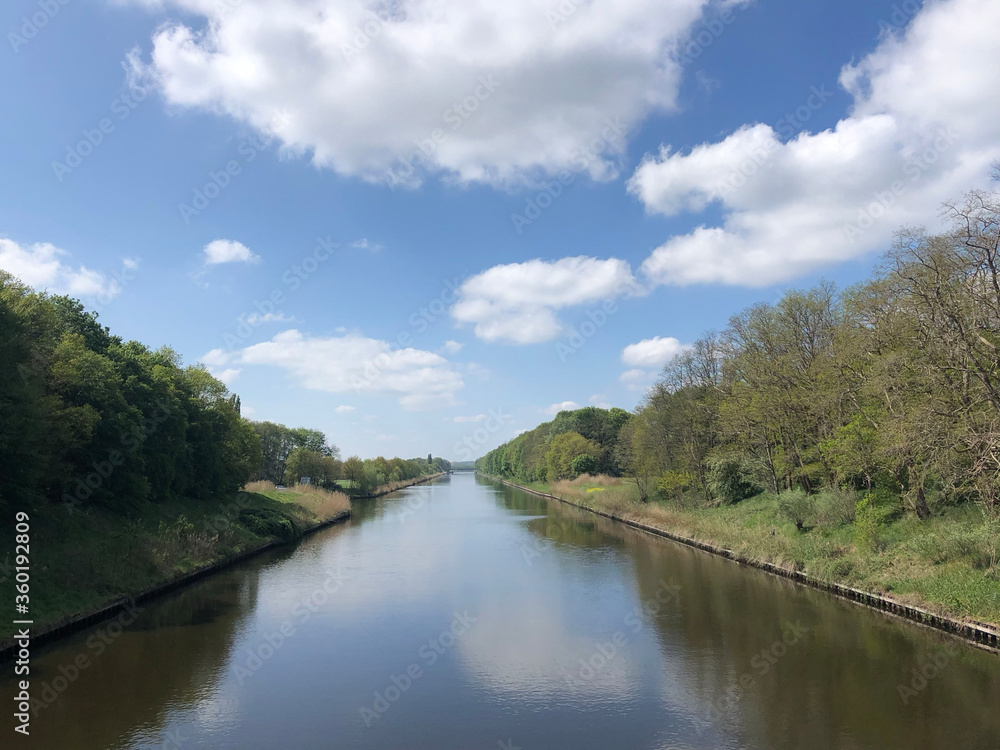 Twente canal around Stokkum