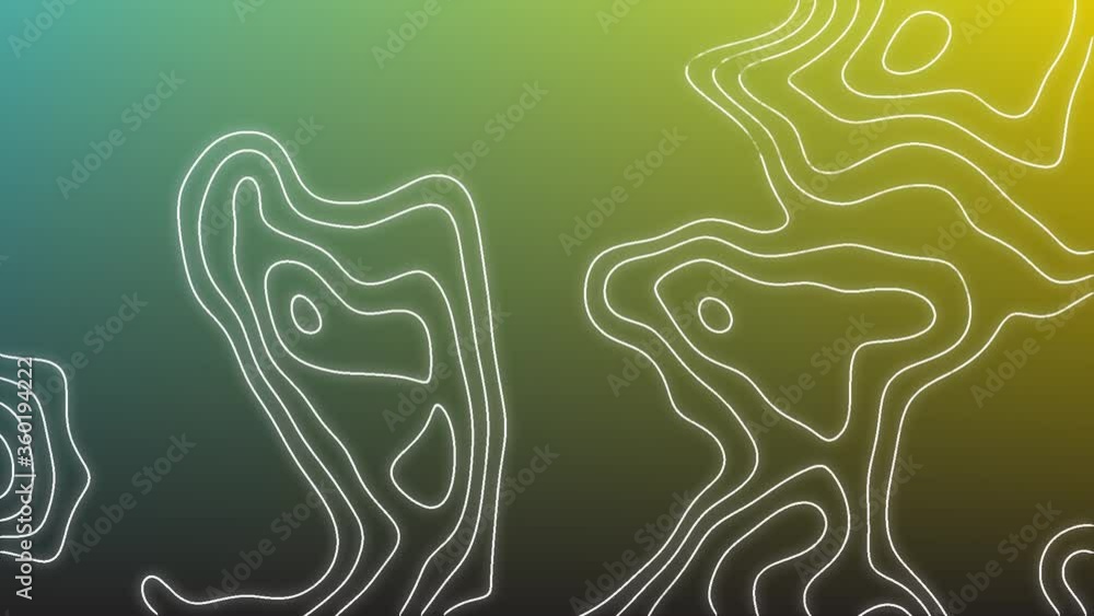 Animation of white lines moving over a blue and green background Animation of white lines moving over a blue and green background