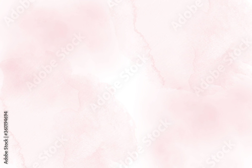 Soft pink abstract watercolor background