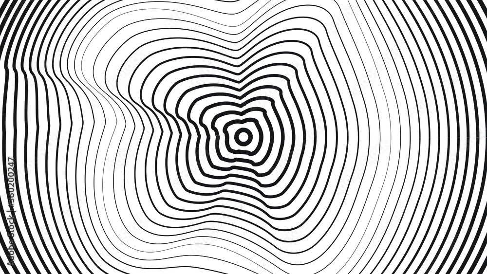 Radiating Lines in Circle Form . Vector Illustration .Technology round Logo . Design element . Abstract Geometric ,Striped background Radiating Lines in Circle Form . Vector Illustration .Technology round Logo . Design element . Abstract Geometric ,Striped background