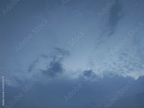 blue sky with clouds