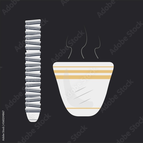 Arabic coffee cups, traditional cup, traditional design