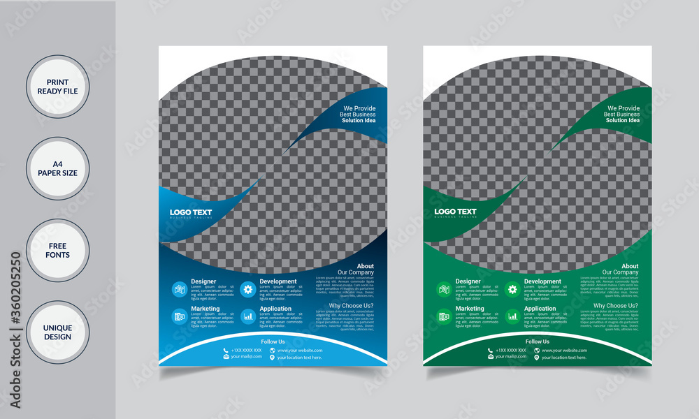 Creative Business Corporate flyer Design Template