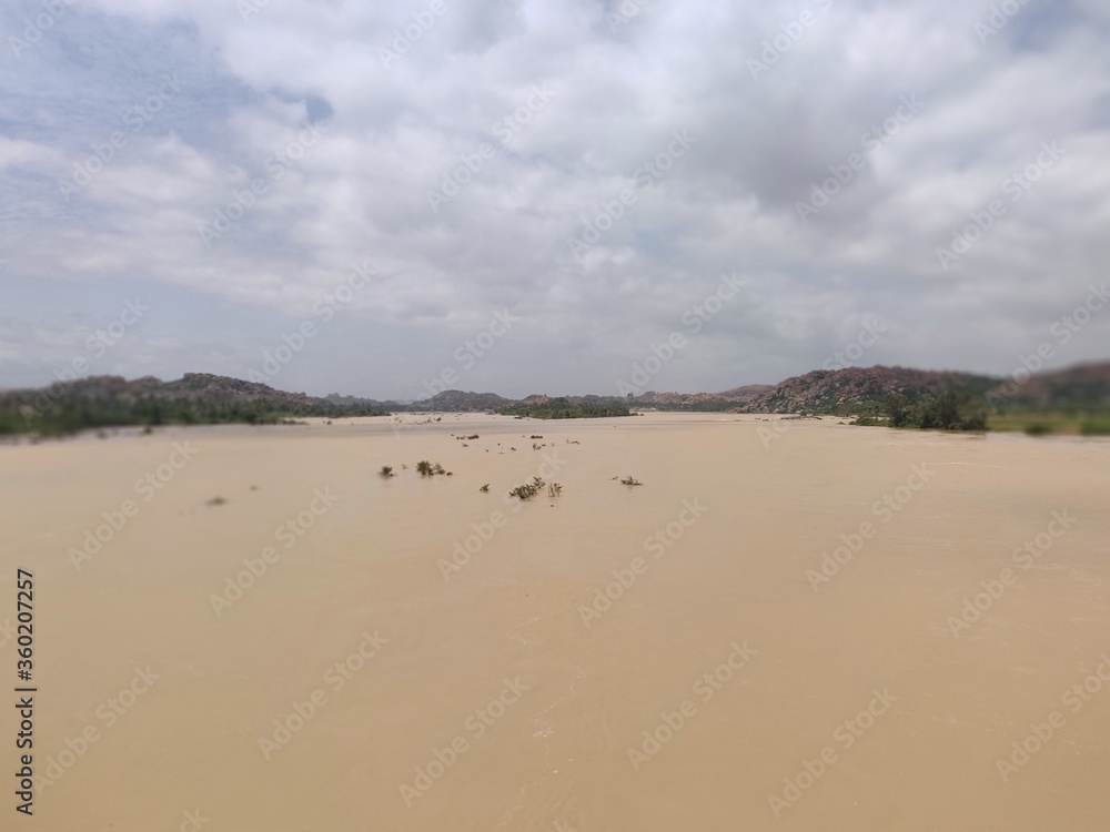 Hampi , river , lake , nature ,village , Hills Hampi , river , lake , nature ,village , Hills