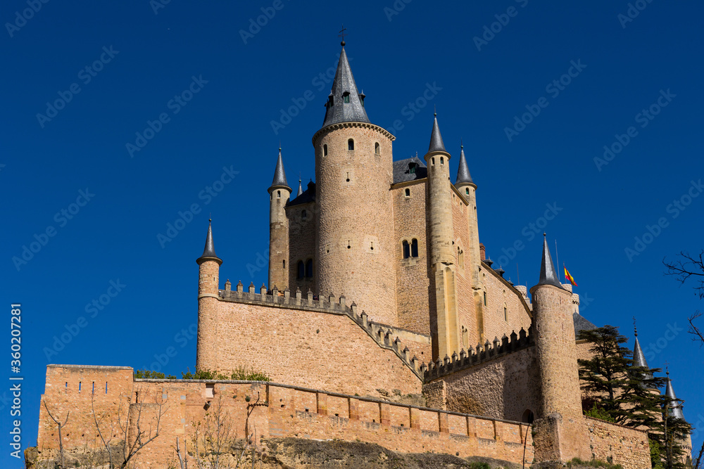 Alcazar castle of Segovia