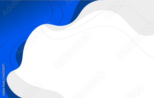 Sfondo blu e bianco con onde con lo spazio per titolo e testi photo