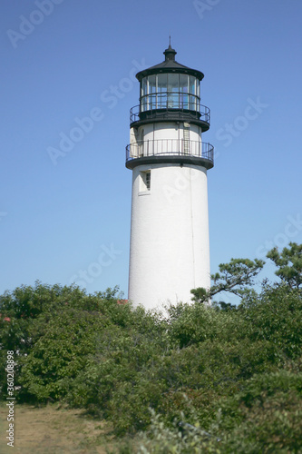 The Cape Light or Highland Light at North Truro, Massachusetts