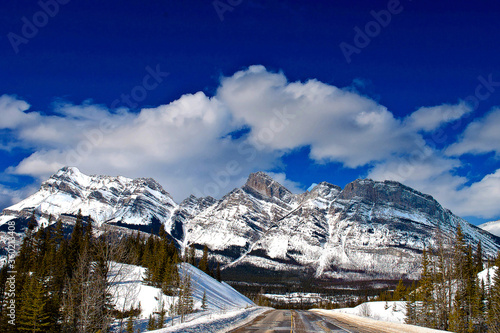 Icefields Parkway Rocky Mountains Canada