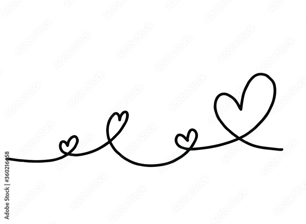 Drawing a heart out of a black pen Drawing a heart out of a black pen