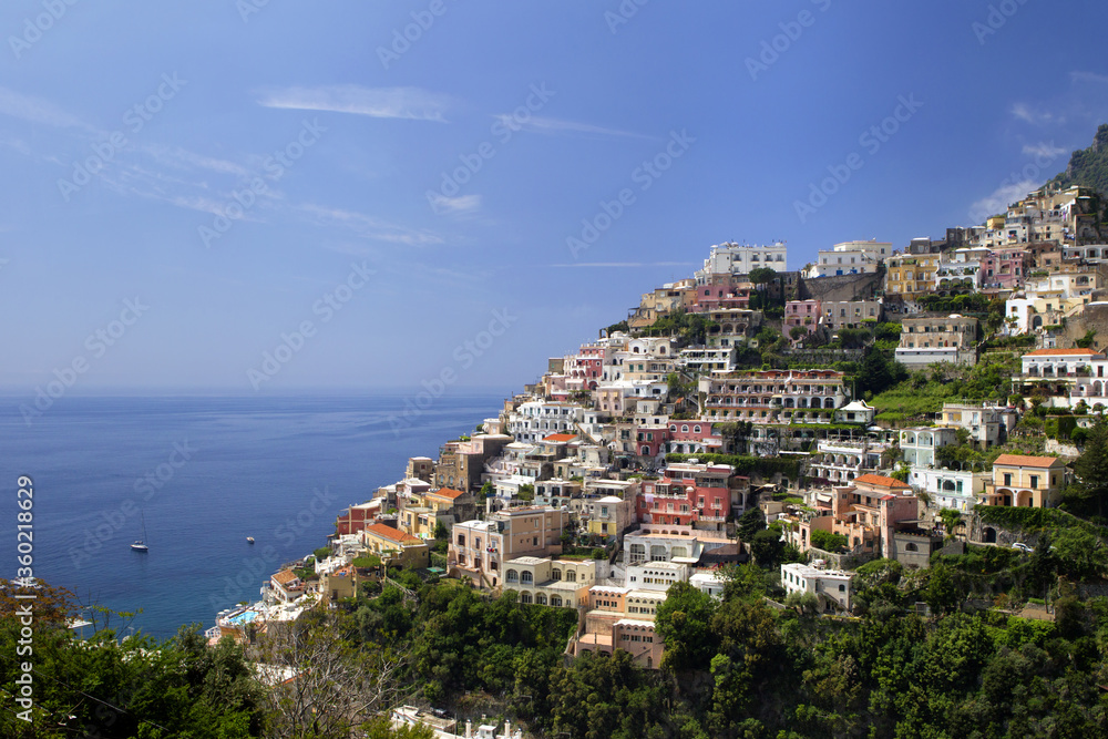 Positano on Amalfi coast, Italy