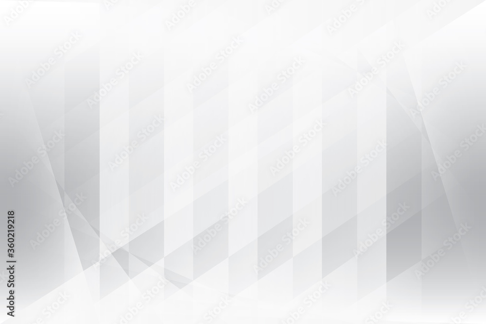 Fototapeta premium Abstract geometric white and gray color background. Vector, illustration.