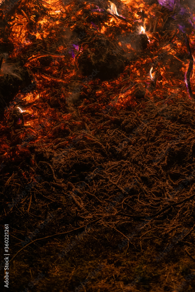 embers and ashes texture from above embers and ashes texture from above