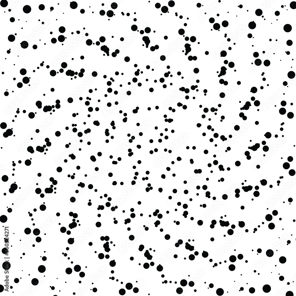 Circular grange texture, whirling distress pattern of dots, spiral moving Circular grange texture, whirling distress pattern of dots, spiral moving