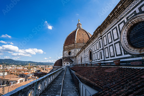 Duomo Santa Maria del Fiore from duomo side terraces 
