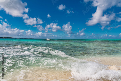 Fototapeta Naklejka Na Ścianę i Meble -  tropical panorama island of Anguilla Caribbean sea