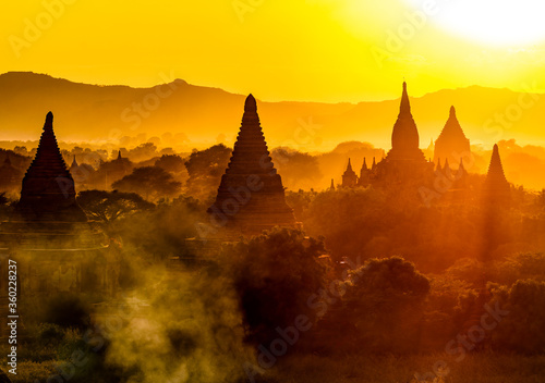 Sunset in Bagan  Myanmar