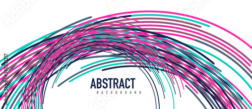Аbstract moving colorful lines vector backgrounds for cover, placard, poster, banner or flyer