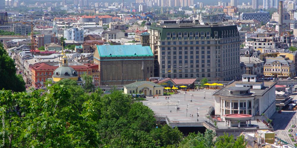 Kiev. Ukraine. 10/06/2020. City view.