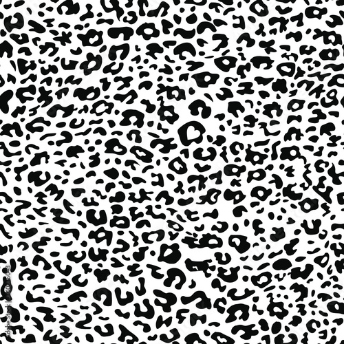 pattern design of leopard animal print vector