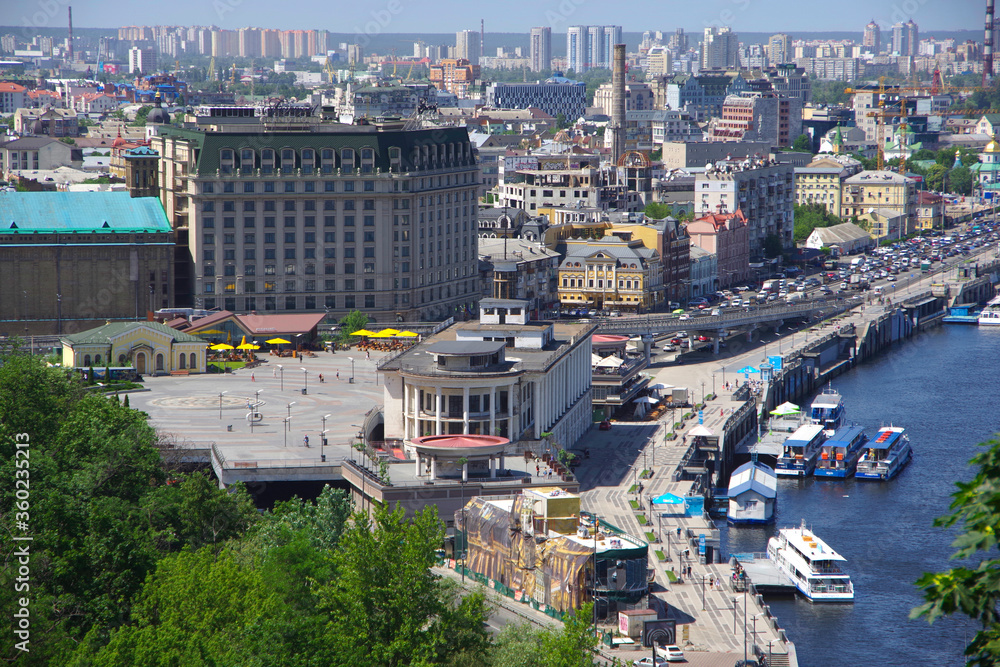 Kiev. Ukraine. 10/06/2020. City view.