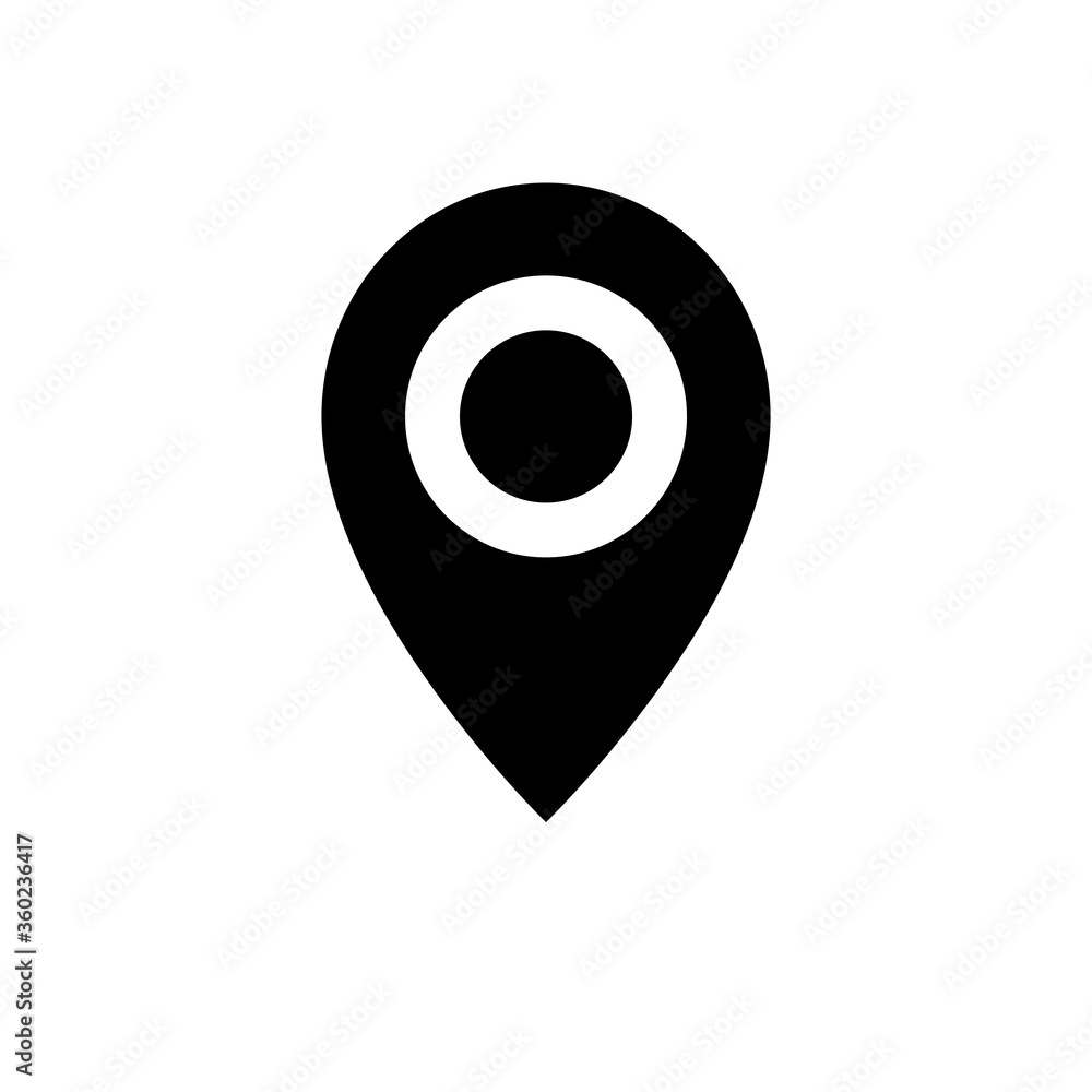 Pin Location Mark Sign Icon Vector Illustration Pin Location Mark Sign Icon Vector Illustration